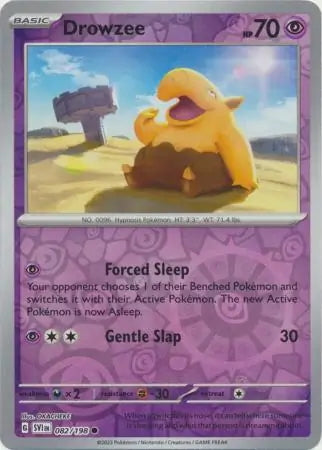Scarlet & Violet Drowzee #82/198 reverse holo